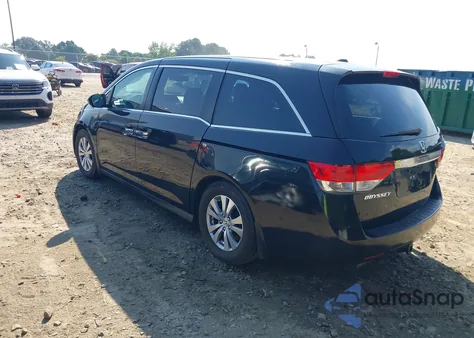 2014 Honda Odyssey Ex-L from USA, damaged, VIN 5FNRL5H66EB001960